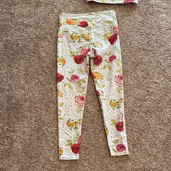 Mono B Floral Print Sports Bra and Leggings Set - Picture 8 of 9